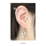 軟骨ピアスカスタムセット 猫エンジェル翼キャット人気 かわいい天使 | ボディピアス専門店凛RIN | 詳細画像8