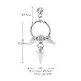 軟骨ピアスカスタムセット エンジェルデビル天使悪魔 カスタムピアス可愛い人気 | ボディピアス専門店凛RIN | 詳細画像11 