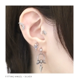 軟骨ピアスカスタムセット エンジェルデビル天使悪魔 カスタムピアス可愛い人気 | ボディピアス専門店凛RIN | 詳細画像6 