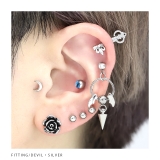 軟骨ピアスカスタムセット エンジェルデビル天使悪魔 カスタムピアス可愛い人気 | ボディピアス専門店凛RIN | 詳細画像7 