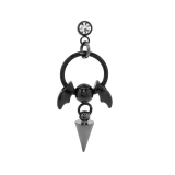 デビル・ブラック | 軟骨ピアスカスタムセット エンジェルデビル天使悪魔 カスタムピアス可愛い人気 | ボディピアス専門店凛RIN