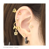 軟骨ピアスカスタムセット エンジェルデビル王冠天使悪魔 カスタムピアス可愛い人気 | ボディピアス専門店凛RIN | 詳細画像8