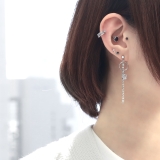 軟骨ピアスカスタムセット 王冠クラウンチェーン | ボディピアス専門店凛RIN | 詳細画像4