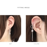 軟骨ピアスカスタムセット 王冠クラウンチェーン | ボディピアス専門店凛RIN | 詳細画像7