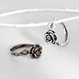 指輪リング アンティーク調ローズ薔薇モチーフバラスタイリッシュシルバーゴールド | ボディピアス専門店凛RIN | 詳細画像5 