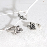 指輪 リング 昆虫虫蝶蜂蛾ドクロシルバーかっこいいスタイリッシュユニセックス | ボディピアス専門店凛RIN | 詳細画像6