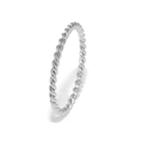 シルバー | 指輪 リング シンプルツイストリング | ボディピアス専門店凛RIN