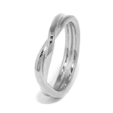 シルバー | 指輪リング ツインツイストクロス 交差デザインリング | ボディピアス専門店凛RIN