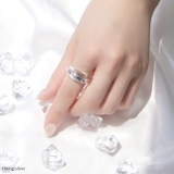 指輪リング アクリル透明シルバーゴールド金属アレルギー ファッションリング | ボディピアス専門店凛RIN | 詳細画像7 