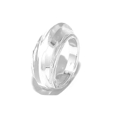 シルバー | 指輪リング アクリル透明シルバーゴールド金属アレルギー ファッションリング | ボディピアス専門店凛RIN