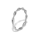 指輪リング ツイスト シルバーサージカルステンレスファッションリング | ボディピアス専門店凛RIN | 詳細画像9