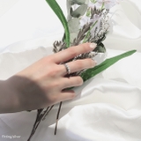 指輪リング シンプルパール4連デザインリング大人可愛い 上品オープンリング | ボディピアス専門店凛RIN | 詳細画像3 