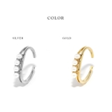 指輪リング シンプルパール4連デザインリング大人可愛い 上品オープンリング | ボディピアス専門店凛RIN | 詳細画像7 