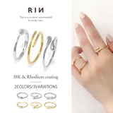 リング指輪 フォークリング レディースシルバーゴールド | ボディピアス専門店凛RIN | 詳細画像1