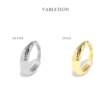 指輪リングシンプル 18金 アートゴツゴツ溶け岩肌模様 | ボディピアス専門店凛RIN | 詳細画像7 