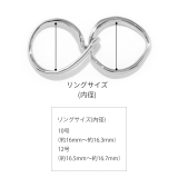 指輪リング 2連ダブルフィンガー シンプルレイヤードファッションリング | ボディピアス専門店凛RIN | 詳細画像12 