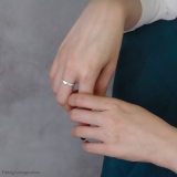 リング 八角形オクタゴンジオメトリック ボリューム18Kファッションリング | ボディピアス専門店凛RIN | 詳細画像2