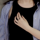 指輪リング 結び目2連リング トレンドknotアクセントデザインリング | ボディピアス専門店凛RIN | 詳細画像2 