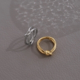 指輪リング 結び目2連リング トレンドknotアクセントデザインリング | ボディピアス専門店凛RIN | 詳細画像4 