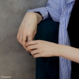 指輪リング 結び目2連リング トレンドknotアクセントデザインリング | ボディピアス専門店凛RIN | 詳細画像6 