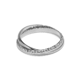 シルバー | 指輪リング シンプルレイヤード2連 トレンドアクセントシックダブルリング | ボディピアス専門店凛RIN