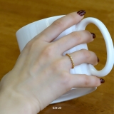 指輪レディースリング オーバルボールボールチェーンリング サージカルステンレス | ボディピアス専門店凛RIN | 詳細画像3 