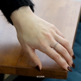 指輪レディースリング オーバルボールボールチェーンリング サージカルステンレス | ボディピアス専門店凛RIN | 詳細画像5 