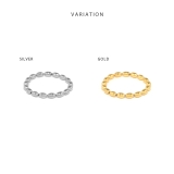 指輪レディースリング オーバルボールボールチェーンリング サージカルステンレス | ボディピアス専門店凛RIN | 詳細画像7 