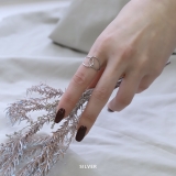 指輪レディースリング クロスリング交差メビウスの輪 華奢見えデザインリング | ボディピアス専門店凛RIN | 詳細画像6 