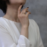 指輪レディースリングフリーサイズ ハートリングキュービックジルコニアハートレリー… | ボディピアス専門店凛RIN | 詳細画像6 