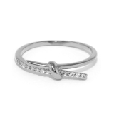 シルバー | 指輪レディースリング ノットリング結び目 | ボディピアス専門店凛RIN