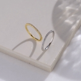 指輪レディースリング キュービックジルコニア ほそみシンプルファッションリング | ボディピアス専門店凛RIN | 詳細画像4