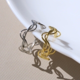 指輪レディースリング ウェーブ波 ほそみ上品オープンリングフォークリング | ボディピアス専門店凛RIN | 詳細画像5