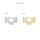 指輪レディースリング ウェーブ波 ほそみ上品オープンリングフォークリング | ボディピアス専門店凛RIN | 詳細画像8