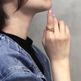 指輪レディースリング クロス立体交差 エレガントシンプルファッションリング | ボディピアス専門店凛RIN | 詳細画像6 