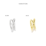 指輪レディースリング クロス立体交差 エレガントシンプルファッションリング | ボディピアス専門店凛RIN | 詳細画像7 