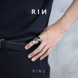 アーマーリング 指輪リングユニセックスデザイン 鎧甲冑スタイリッシュ | ボディピアス専門店凛RIN | 詳細画像1