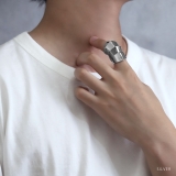 アーマーリング 指輪リングユニセックスデザイン 鎧甲冑スタイリッシュ | ボディピアス専門店凛RIN | 詳細画像8