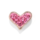 ピンクゴールド・ピンク | ハート カスタマイズキャッチ パーツネジ式 | ボディピアス専門店凛RIN