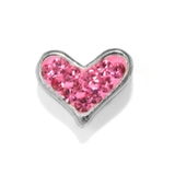 シルバー・ピンク | ハート カスタマイズキャッチ パーツネジ式 | ボディピアス専門店凛RIN