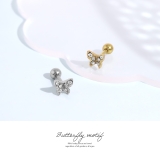 軟骨ピアス 蝶バタフライかわいい 春ちょうちょジュエル | ボディピアス専門店凛RIN | 詳細画像2