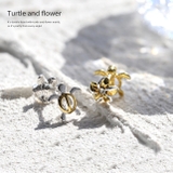 ボディピアス ダブルフェイス ハワイアンホヌ亀海亀カメ | ボディピアス専門店凛RIN | 詳細画像2