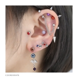 キャッチボディピアス 目玉 ピアスパーツネジ式ハロウィン | ボディピアス専門店凛RIN | 詳細画像7