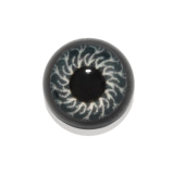 ブラック/グレー | キャッチボディピアス 目玉 ピアスパーツネジ式ハロウィン | ボディピアス専門店凛RIN