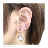 へそピアス かわいい ジュエルビジューゴージャスしずく型ジルコニア | ボディピアス専門店凛RIN | 詳細画像4 