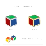 キャッチ軟骨ピアス キューブ四角カラフル カスタマイズ | ボディピアス専門店凛RIN | 詳細画像9 