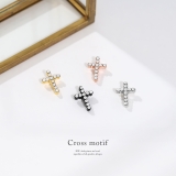 キャッチ クロス十字架ジュエルキラキラ ボディピアス | ボディピアス専門店凛RIN | 詳細画像2