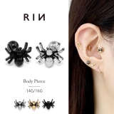 軟骨ピアス 蜘蛛スパイダークモタランチュラ毒虫ハロウィン ボディピアス | ボディピアス専門店凛RIN | 詳細画像1