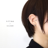 ねこピアス ジュエル軟骨ピアス 猫ネコ軟骨ピアスボディピアス | ボディピアス専門店凛RIN | 詳細画像3 