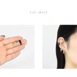 キャッチ ジッパーファスナーチャック個性的スタイリッシュクール ボディピアス | ボディピアス専門店凛RIN | 詳細画像7 